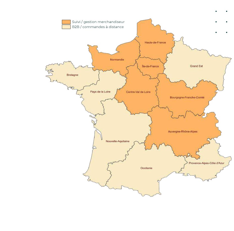 Zones de couverture Wize Distribution
