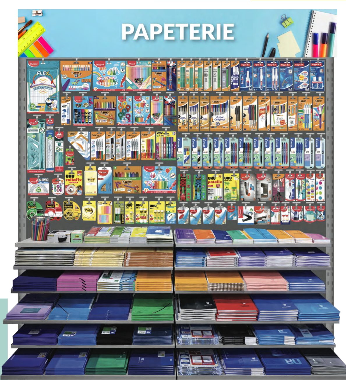 Rayon papeterie